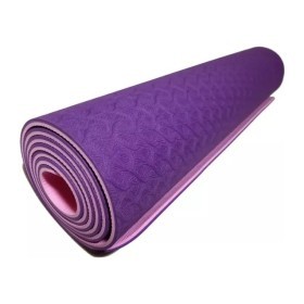 Килимок для йоги та фітнесу Bavar &quot;TPE&quot;, фіолетовий