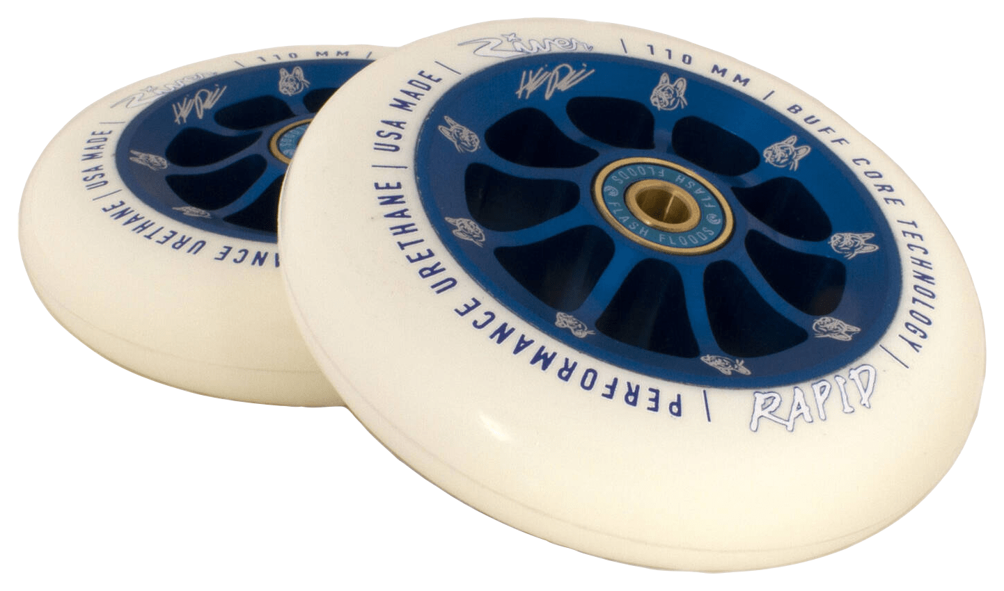 Колеса для трюкового самокату River Rapid Signature Pro Scooter 110mm - Helmeri Pirinen, укр, укр