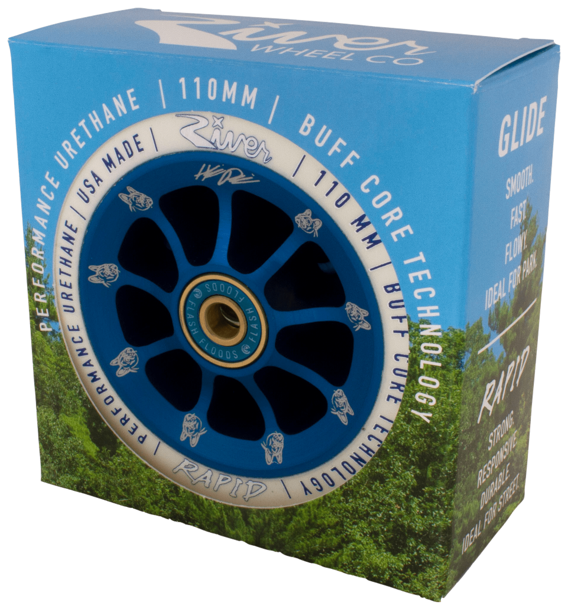 Колеса для трюкового самокату River Rapid Signature Pro Scooter 110mm - Helmeri Pirinen, укр, укр