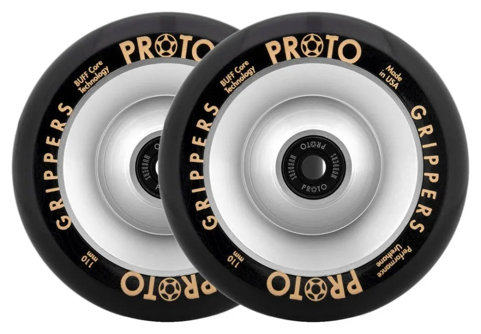 Колеса для трюкового самокату Proto Full Core Gripper Pro Scooter Wheels 2-Pack 110mm - Silver (FRD.046924)