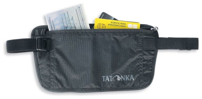 Кошелек нательный Tatonka Skin Document Belt, Black