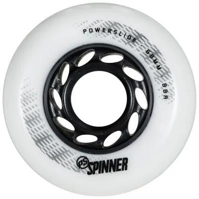 Колеса POWERSLIDE ( 600549 ) Volante Serrate Wheels white / orange / 4-pack