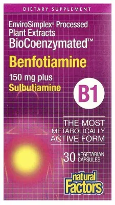 BioCoenzymated Benfotiamine - 30 caps