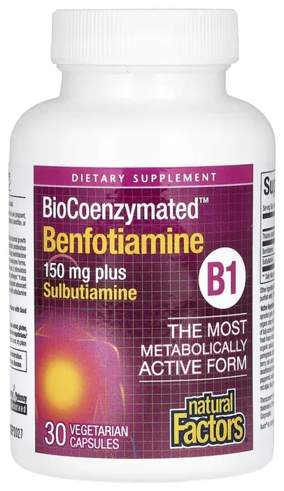 BioCoenzymated Benfotiamine - 30 caps