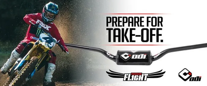 Мото руль ODI MX Handlebars, Podium FLIGHT, 