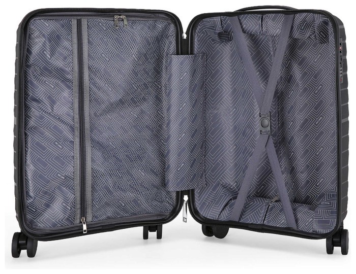 Валіза Semi Line 20" (S) Black (T5794-1)