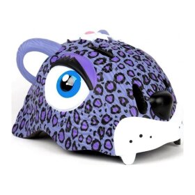 Шлем велосипедный Crazy Safety Пурпурный леопард