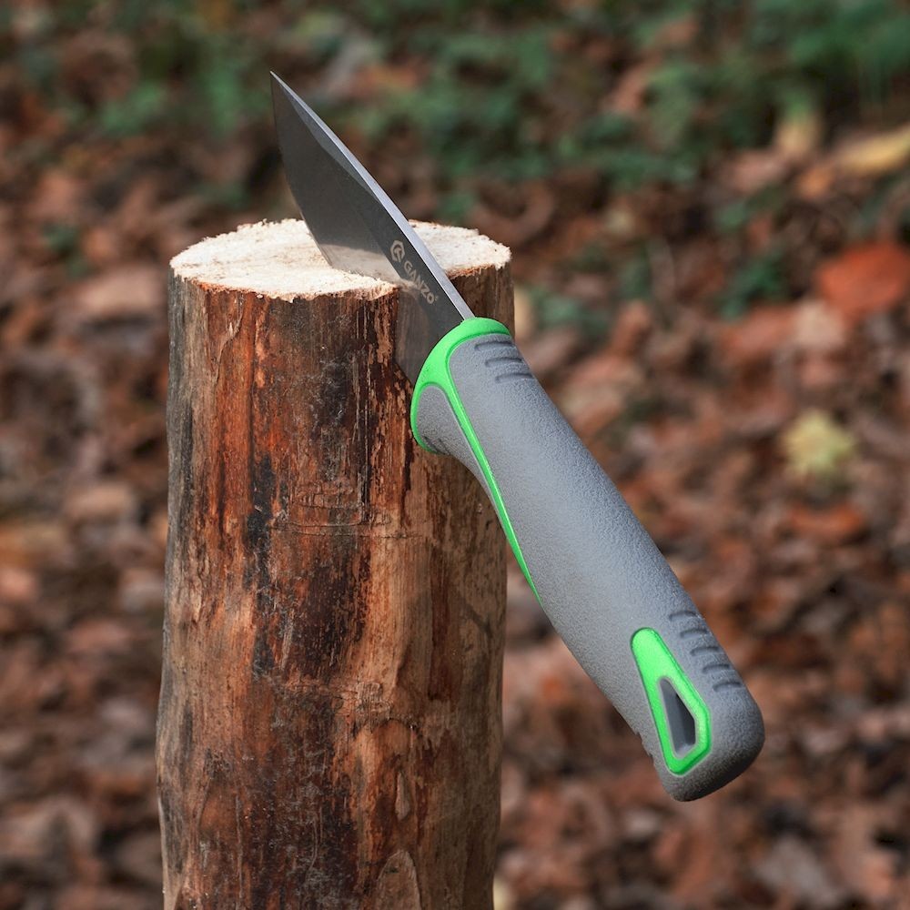 Ніж Ganzo G807-GY сірий з ножнами, укр, укр