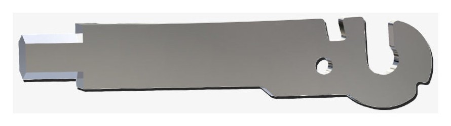 Змінний інструмент FTS2-4 до мультитула Roxon Flex S804 (шестигранний ключ 7 мм), укр, укр