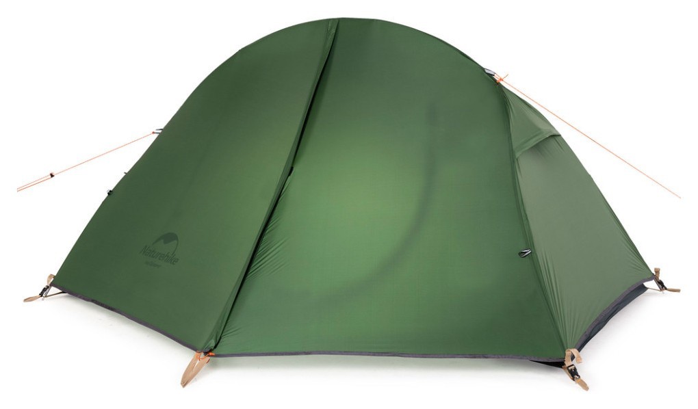 Намет надлегкий одномісний  з футпринтом Naturehike Cycling 1 NH18A095-D, 210T, темний зелений, укр, укр
