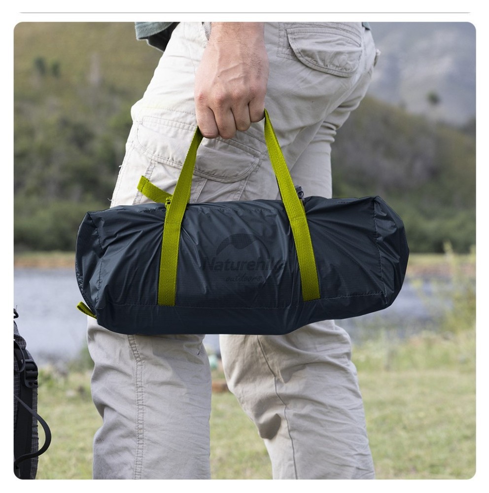 Намет надлегкий одномісний  з футпринтом Naturehike Cycling 1 NH18A095-D, 210T, темний зелений, укр, укр