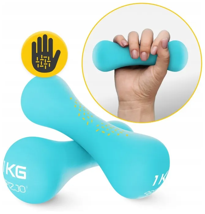 Гантелі вінілові 4FIZJO 8-shape 2 x 1 кг (P-5907739312006)