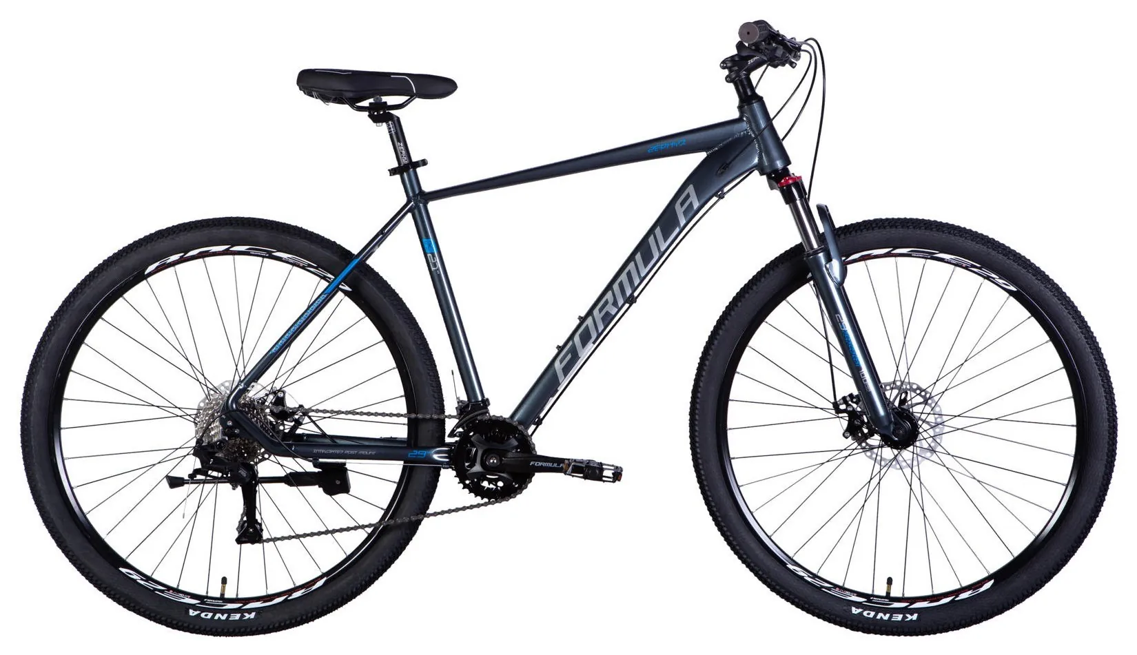 Велосипед AL 29" Formula ZEPHYR 3.0 DD CS рама-21" темно-сірий 2026 (OPS-FR-29-447)