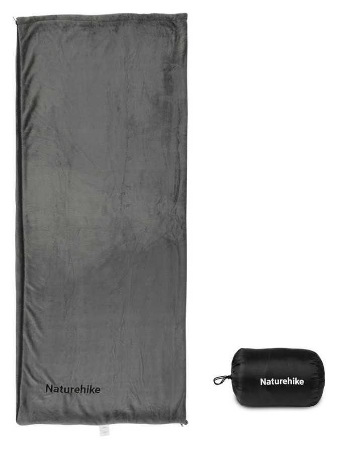 Підкладка для спального мішка Naturehike CNK2450WS024, фліс, графіт, укр, укр