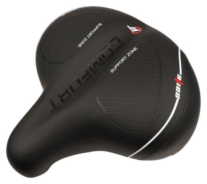 Сідло з замком 250*260 мм AZ-N9 чорний AM (брендоване пакування), укр, укр