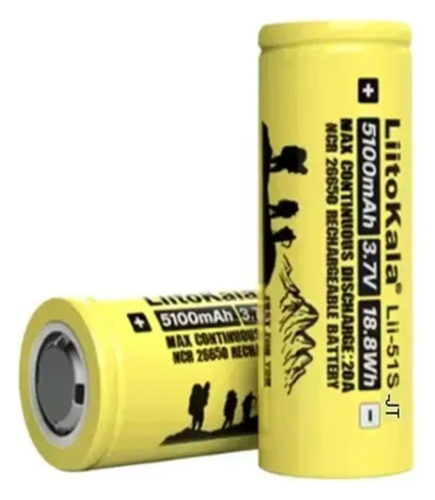 Акумулятор Liitokala Lii-51S-JT 5100 mAh 20A 26650 Li-ion (FNR_Lii-51S-JT)