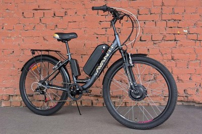 Електровелосипед з низькою рамою 26" Avanti E-Fiero 500 Ватт 36V (2025) Black