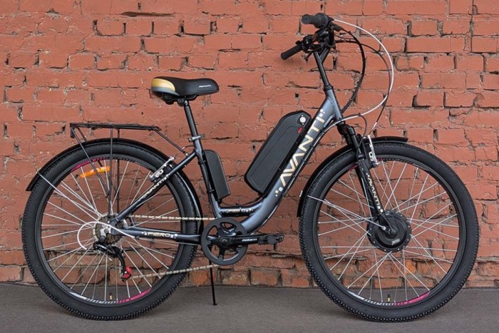 Електровелосипед з низькою рамою 26" Avanti E-Fiero 500 Ватт 36V (2025) Black