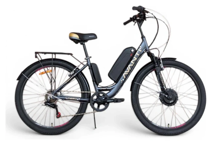 Електровелосипед з низькою рамою 26" Avanti E-Fiero 500 Ватт 36V (2025) Black
