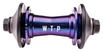 Втулка передняя WeThePeople HELIX Female Axle (на болтах 10мм) 36H с хабгардами перламутрово-фиолетовая