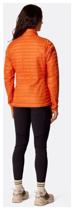 Жіночий легкий пуховик Rab Microlighter Jacket Wmns, Dark Melba, 10
