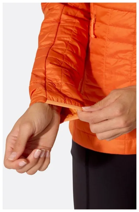Жіночий легкий пуховик Rab Microlighter Jacket Wmns, Dark Melba, 10