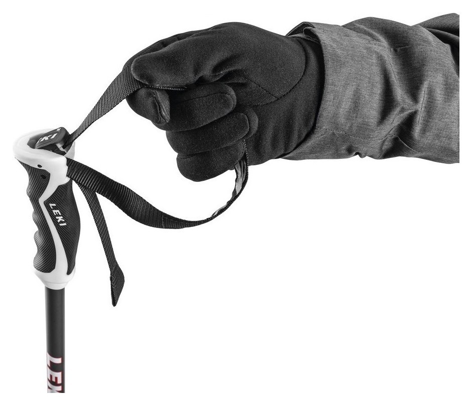 Палки для горных лыж Leki NEOLITE 115см Black/white/fluorescent red (64946441-WRH)