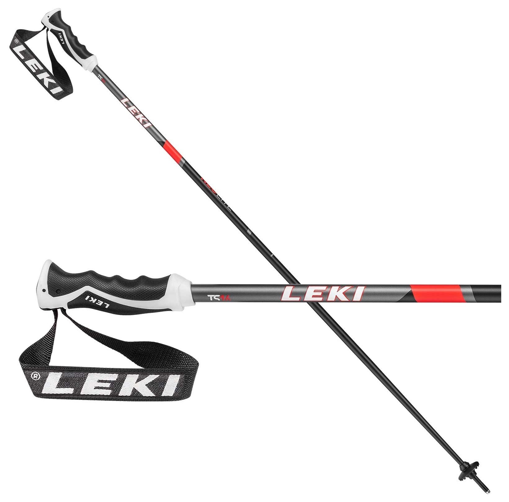 Палки для горных лыж Leki NEOLITE 115см Black/white/fluorescent red (64946441-WRH)