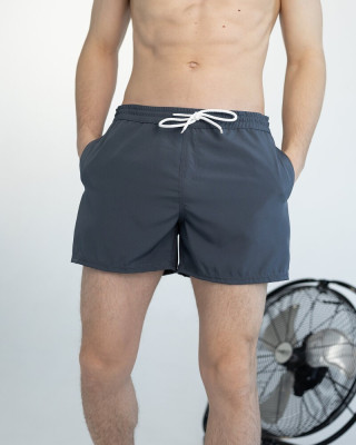 Плавательные шорты мужские темно-серые Pobedov Pool day BATAL