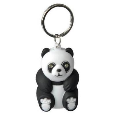 Munkees 1103 брелок-фонарик Panda LED black-white