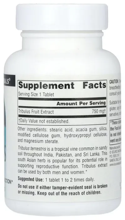 Tribulus Extract 750mg - 60 tabs