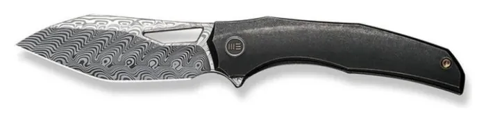Нож складной туристический Ignio Mystery Box Ignio Mystery Box, (8.39 см) Damasteel (Hakkapella) / 6AL4V Titanium черный