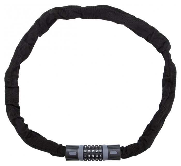 Замок ланцюговий кодовий BEcool BC-LK-BG6060 1200мм *6мм чорний AM (брендоване пакування), укр, укр