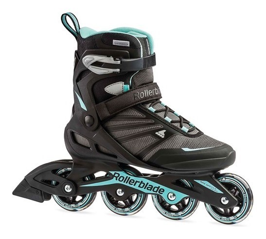 Роликові коньки для дорослих Rollerblade ZETRABLADE W 36.5 (6US) 230мм Black/light blue (7958700821), укр