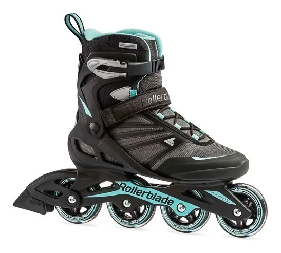 Роликові коньки для дорослих Rollerblade ZETRABLADE W 36.5 (6US) 230мм Black/light blue (7958700821) (235мм)