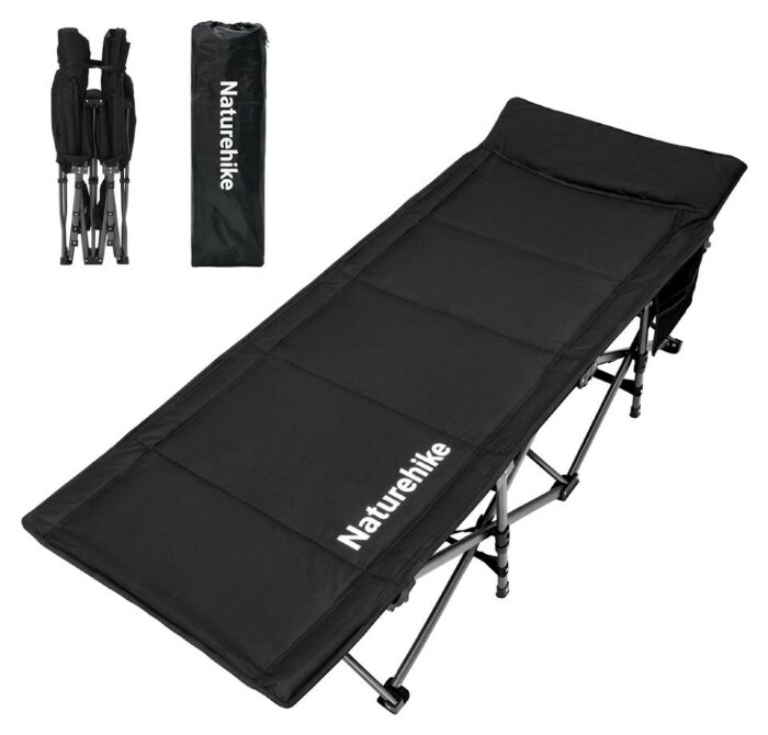 Кровать складная Naturehike CNK2300WS010, Полиэстер Oxford / железо, черный