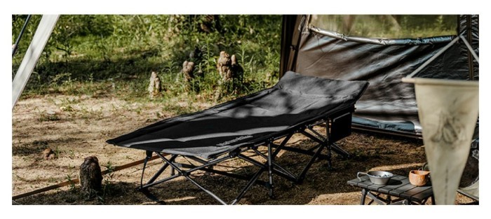 Кровать складная Naturehike CNK2300WS010, Полиэстер Oxford / железо, черный