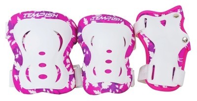 Защита (роликовые коньки) Tempish FID KIDS 3 пары. Розовый/XS