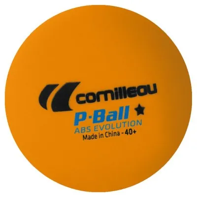 М'ячі для настільного тенісу Cornilleau P-BALL ABS EVOLUTION 1* 72 шт, помаранчеві