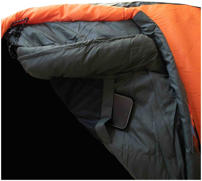 Спальний мішок Tramp Arctic Long кокон правий orange/grey 225/80-55 UTRS-048L, укр, укр