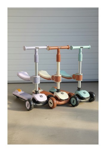 Дитячий самокат з сидінням 2 в 1 25JNbaby G-3