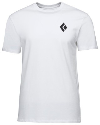 Мужская футболка Black Diamond M Equipment For Alpinist SS Tee, White, M