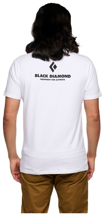 Мужская футболка Black Diamond M Equipment For Alpinist SS Tee, White, M