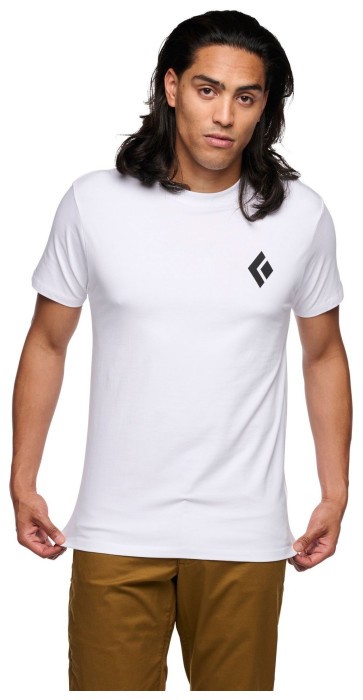 Мужская футболка Black Diamond M Equipment For Alpinist SS Tee, White, M