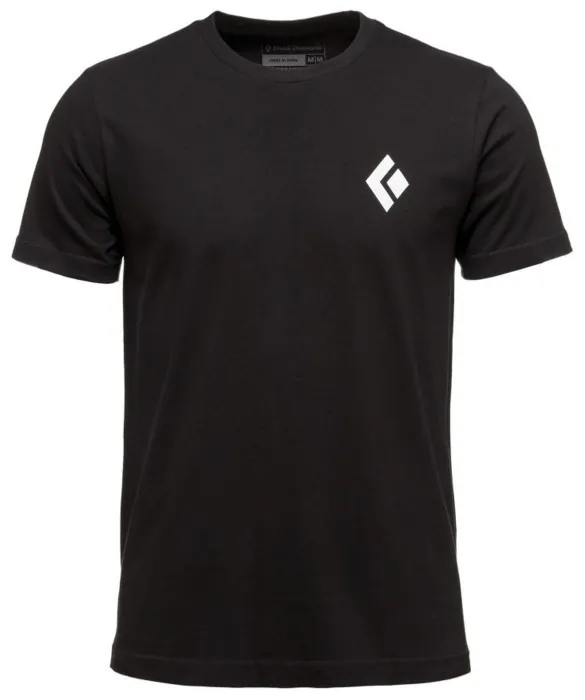 Мужская футболка Black Diamond M Equipment For Alpinist SS Tee, Black, S