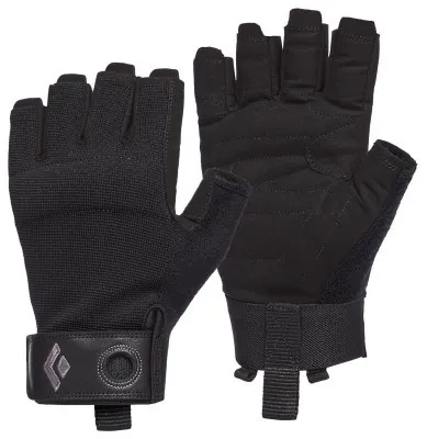 Перчатки Black Diamond Crag Half-Finger, Black, M