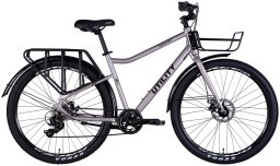 Велосипед AL 27.5" Dorozhnik UTILITY DD CS рама-18,5" сірий 2025