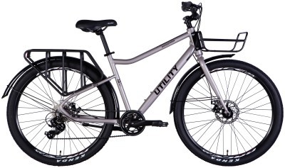 Велосипед AL 27.5" Dorozhnik UTILITY DD CS рама-18,5" серый 2025