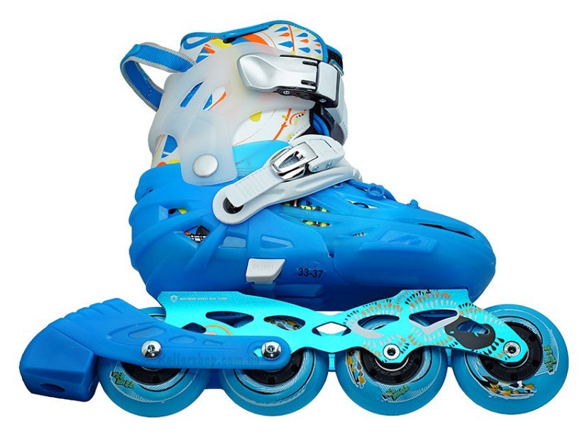 Дитячі розсувні ролики Flying Eagle S6S Junior сині