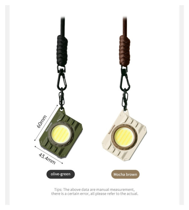 Ліхтар наключний Naturehike CNK2450ZM014, оливковий